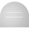 Ekena Millwork Round Top Surface Mount PVC Gable Vent: Functional, w/ 3-1/2"W x 1"P Standard Frame, 18"W x 16"H GVPRT18X1601SF - alternate 4